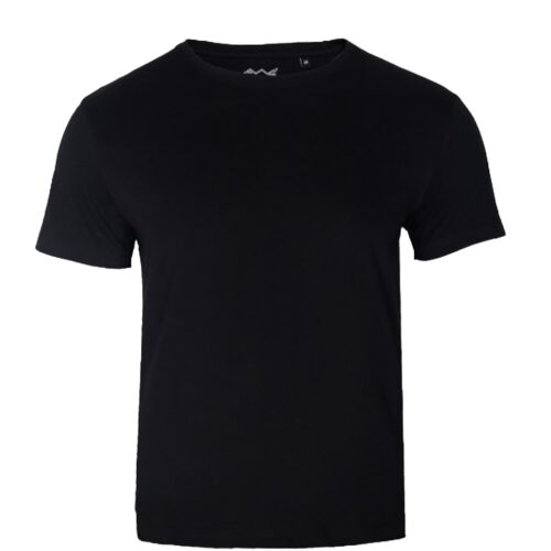Super Bio Black Cotton T-Shirt