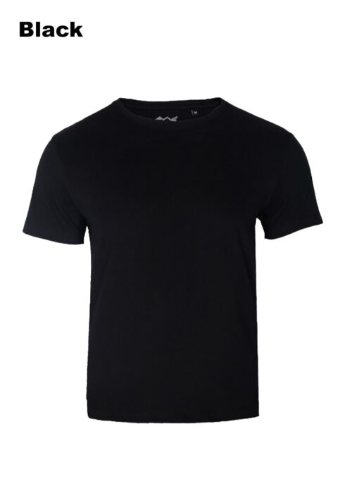 Super Bio Black Cotton T-Shirt