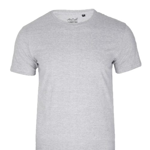 Milange Grey Super Bio Cotton Round Neck T-Shirt