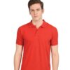 Customizable Red Solid Polo