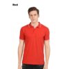 AWG GREEN POLO RED WITH WHITE TIPPING