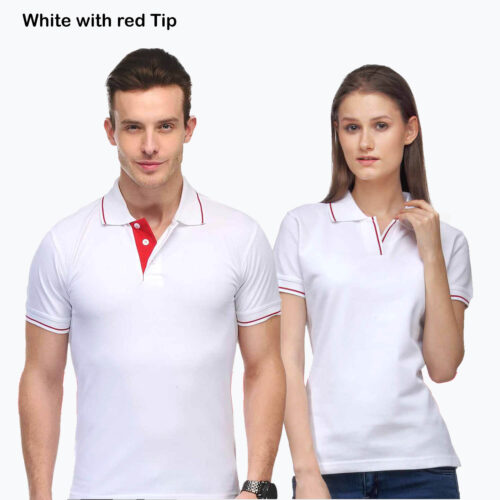 Scott International White with Red Polo