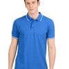 AWG GREEN POLO ROYAL BLUE WITH WHITE TIPPING