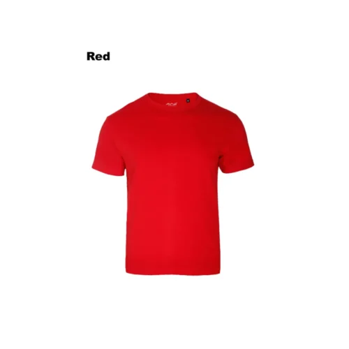 Super Bio Cotton Round Neck T-Shirt-Customizable IN rED