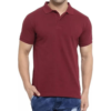 Customized Spun Matty Maroon Polo T-Shirt - Promotional Tees