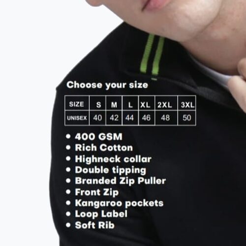 AWG Sweatshirt size guide