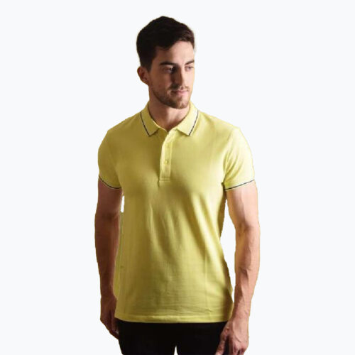 United Color of Benetton Solid Polo Shirt Yellow