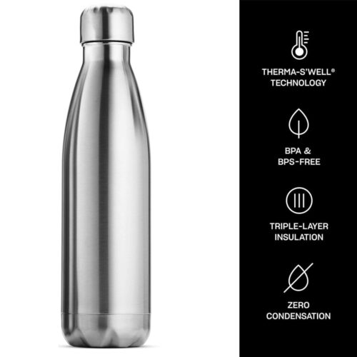Custom Leak Proof Insulated Water Bottle grey