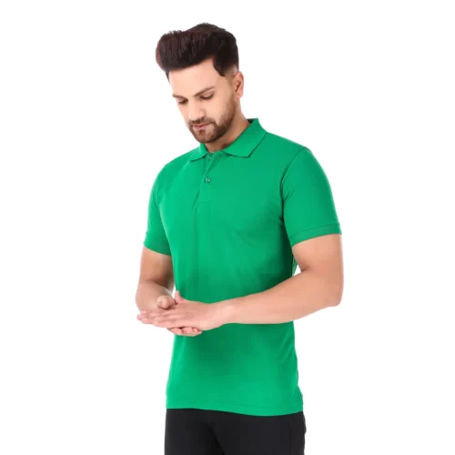 Custom Parrot Green Yorkstead Polo T-Shirt