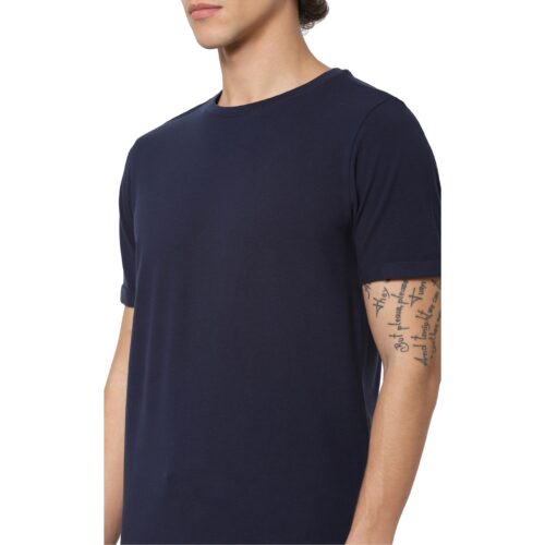 Custom Jack&Jones Navy Blue T-Shirt Sleeves