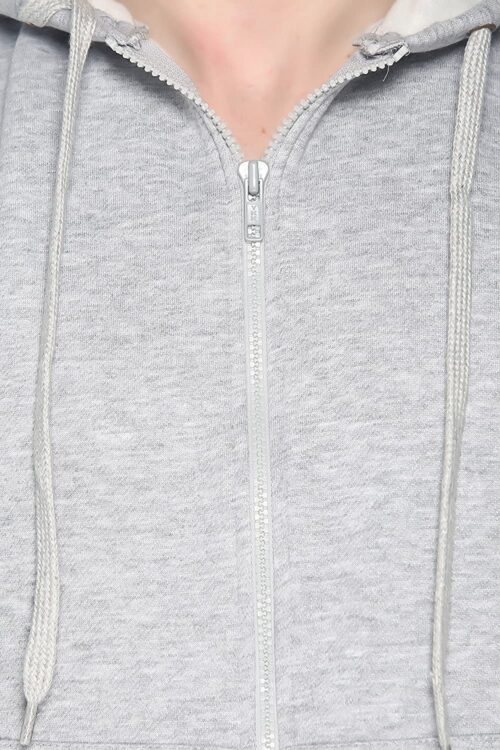 Grey Sweatshirt Zipped