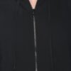 Black sweatshirt zipped