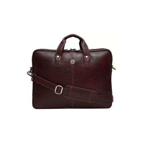 Corporate Edition One Leather Laptop Bag back view