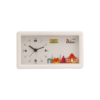 White rectangle table clock for corporate gifting