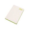 Soft cover notebook with colored edge