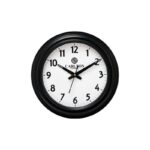 Mid Black Style Round Shape Custom Wall Clock
