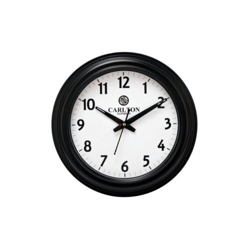 Mid Black Style Round Shape Custom Wall Clock
