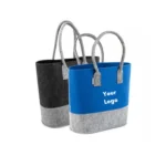Eco friendly customizable felt bag in bulk