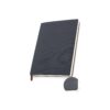 Leatherette soft cover custom notebook for corporate gifting black