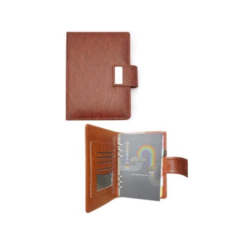 Leather Cover Notebook with Magnetic Closure Corporate Gifting