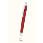 Elegant Red Silver Custom Metal Pen