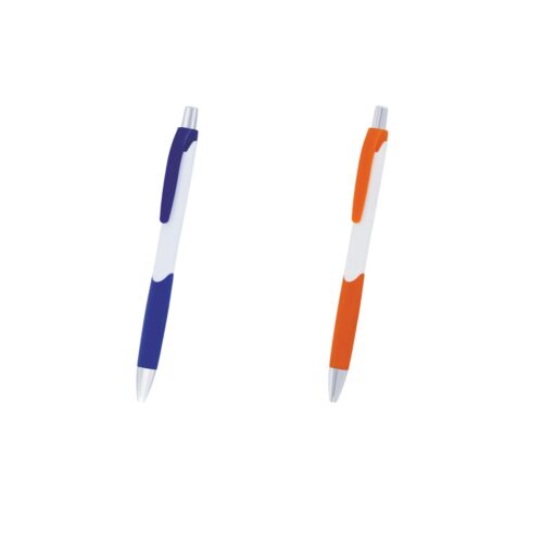Promotional Ballpoint Plastic Pen with rubber grip