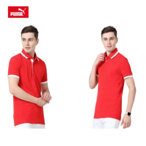 Red pums Dri Fit polo T-Shirt