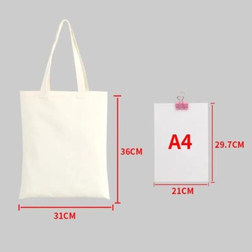 canvas tote bag size guide