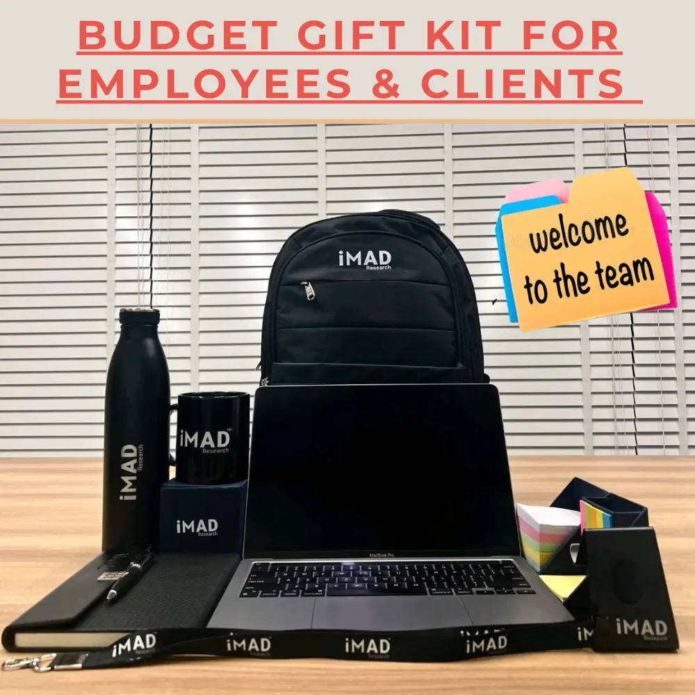 Eco-friendly gift set for employee welcome kit with logo branding