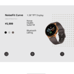 Smartwatch Noisefit Curve