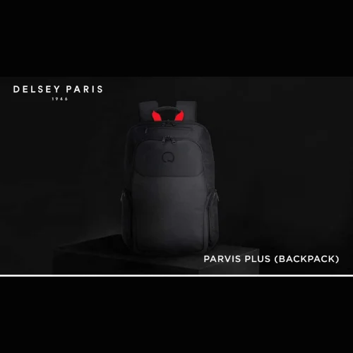 Delsey Paris Premium Bag. Black Red