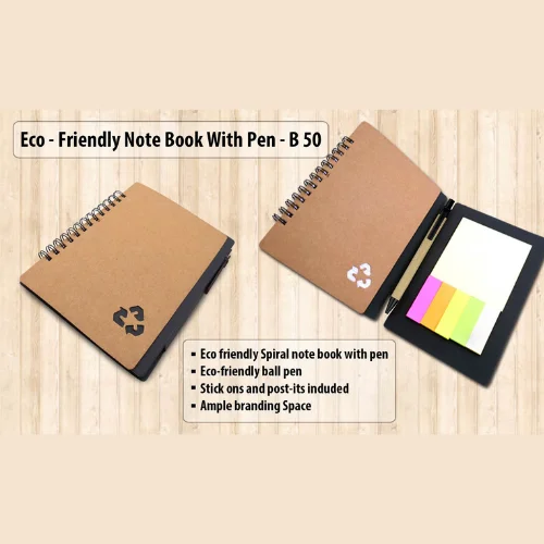 Eco-friendly Notebook with Pen
