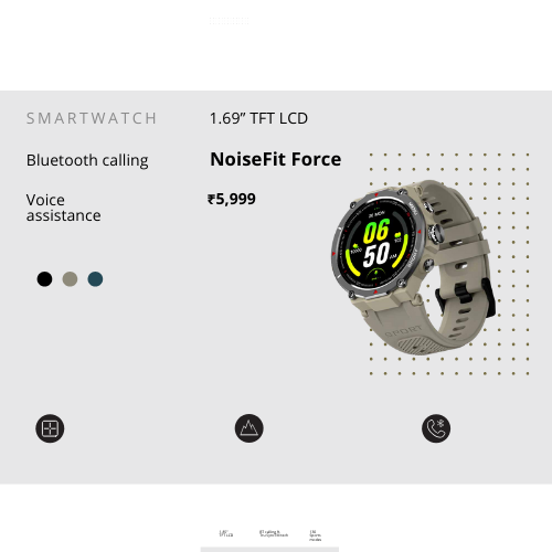 Noise Fit Force Smartwatch