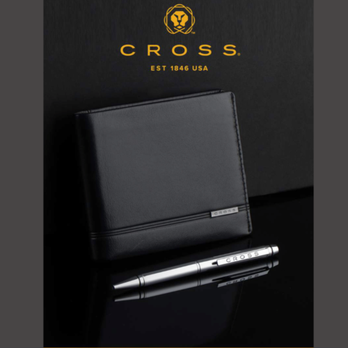 Cross Wallet & Premium Metal Pen