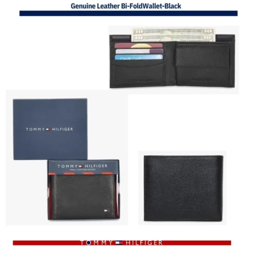 Tommy Hilfiger Genuine Leather Bi Fold Wallet Corporate Gift Set