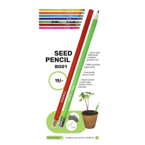 Plantable Sustainable seed pencils