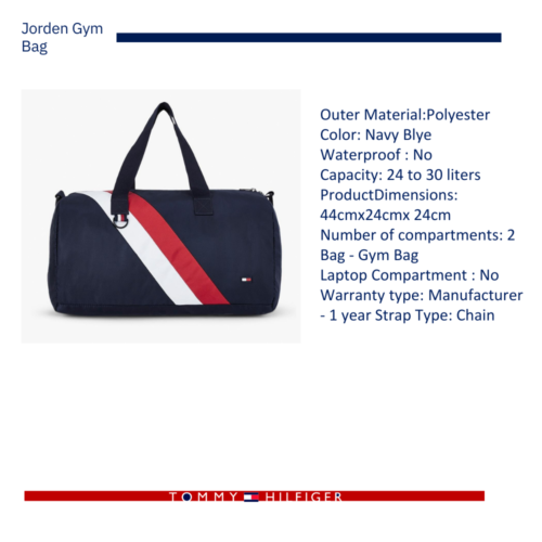 Customized Tommy Hilfiger Jorden Gym Duffle Bag(Corporate Gifting)