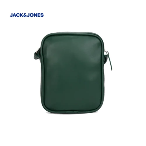 Custom Jack & Jones PU Sling Travel Bag backside