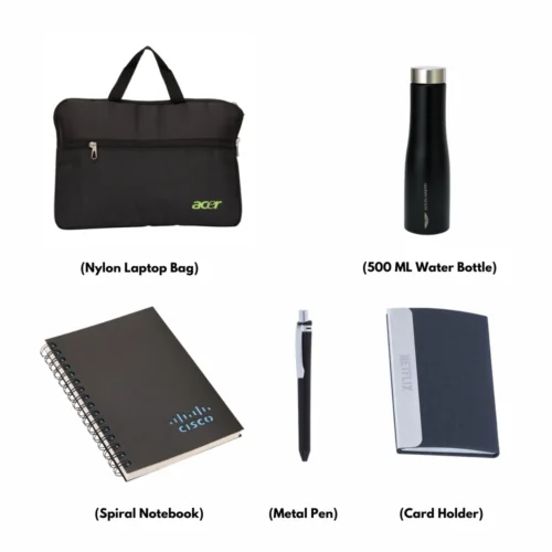 On Boarding Kit(Laptop Bag, Notebook, Bottle, Pen, Card Holder)