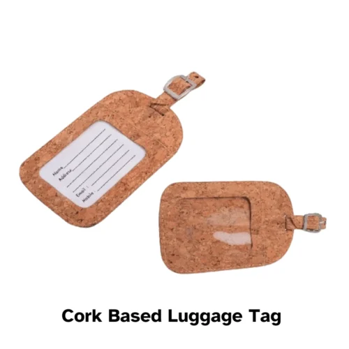 Cork Based Luggage Tag