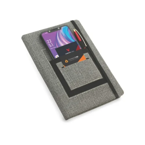 Custom Notebook with Mobile pocket & Card Holder