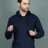 Custom 100% Cotton Sweatshirt in Black