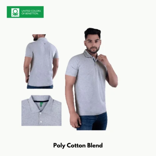 Customized Benetton(UCB) PC T-Shirt 2024, Light grey Color
