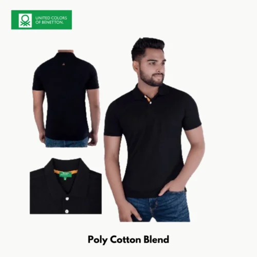 Customized Benetton(UCB) PC T-Shirt 2024, black Color