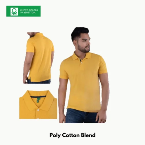 Customized Benetton(UCB) PC T-Shirt 2024, Yellow Color