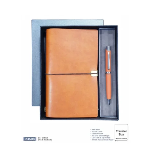 Imported A5 Elastic Closure Notebook Gift Set