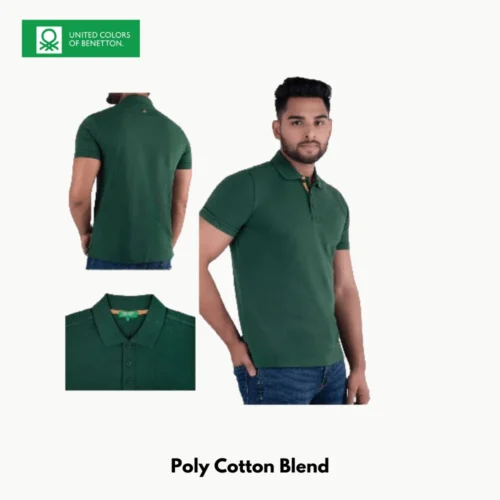 Customized Benetton(UCB) PC T-Shirt 2024, Bottle Green Color