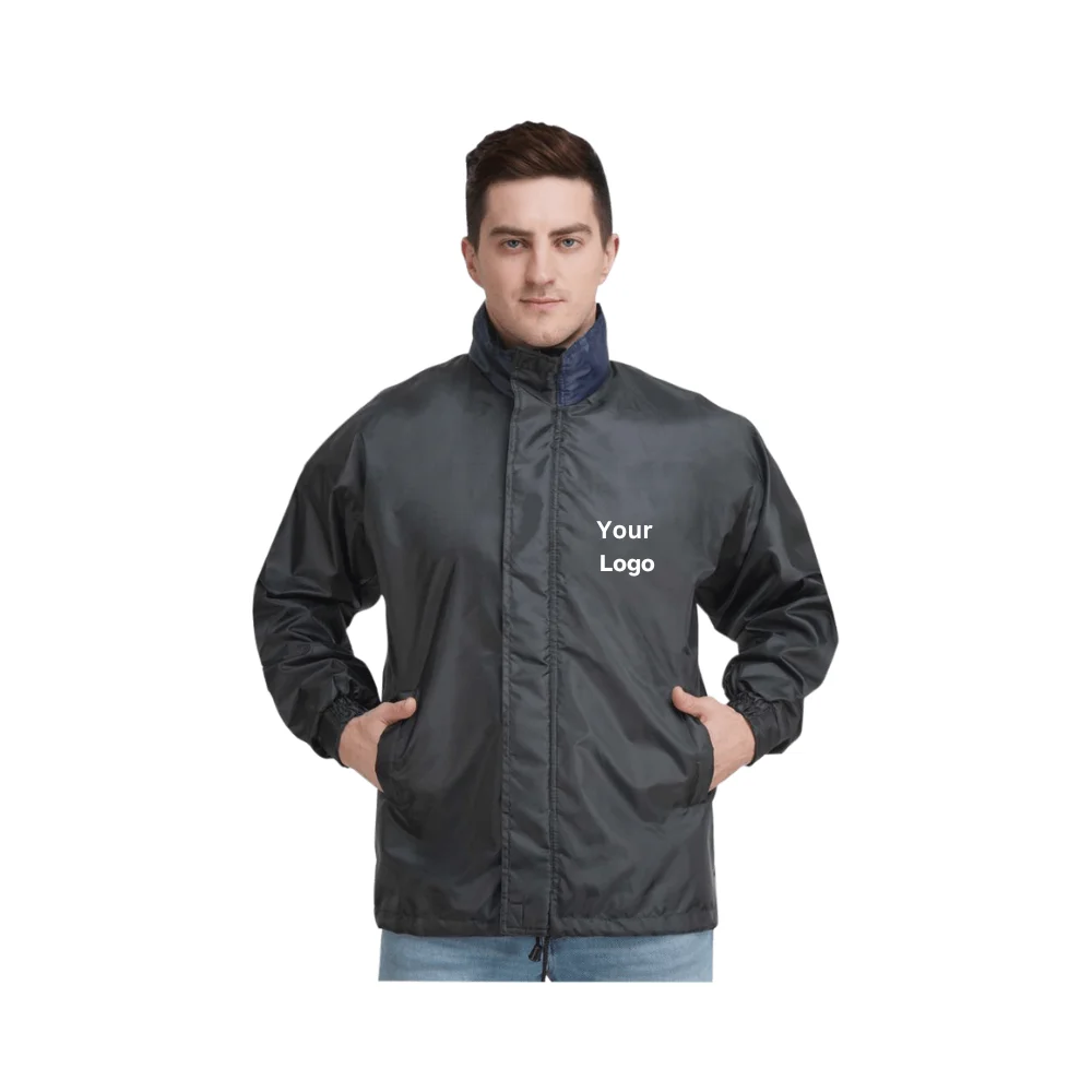 Custom Windcheater Jacket in Black