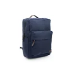 Canvas Laptop Travel Backpack in Navy Blue
