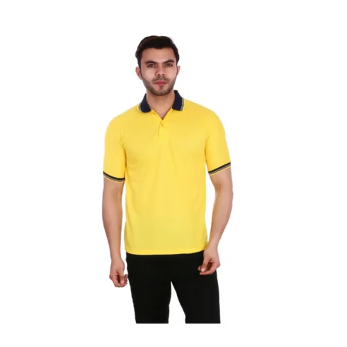 Customizable Spun Matty Polo in Yellow